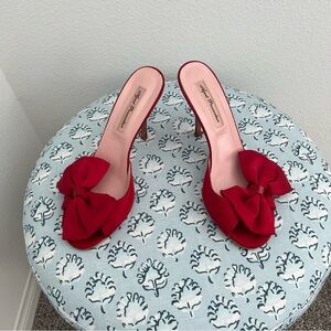 Red Bow Agent Provocateur Heels Perfect for the Holidays